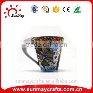 OEM high quality custom Parque giiell souvenir ceramic cup for sale