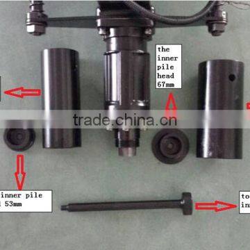 70mm Mini Hydraulic Pile Machine Portable Gasoline Powered Excavator Pile Driver photo-3