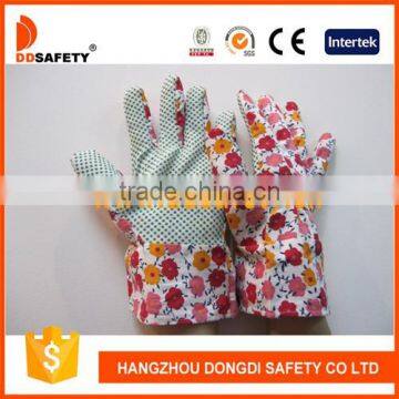 Cotton Gloves PVC Dots Garden Gloves Safety Working Glove