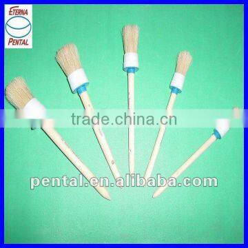 103W Round Painting Brush With White Bristle