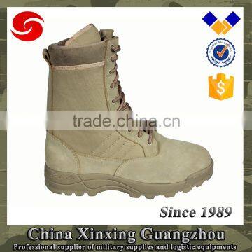 French 39-47 Size Sand color leather Military boots desert tactical boot