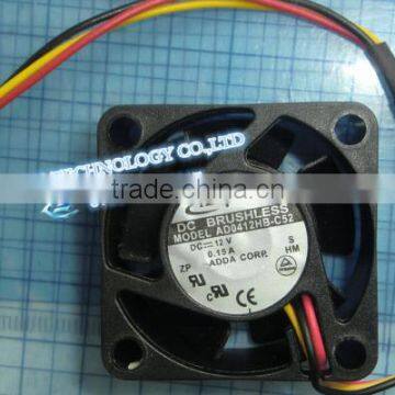 AD0412HB-C52 Double Ball Bearing Fan 4020 DC12V 0.15A 3wire Cooling Fan photo-3
