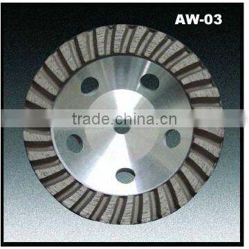 Aluminium "Turbo" Diamond Cup Wheel