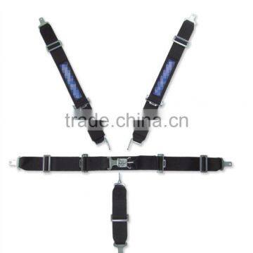 5 Point Safety Belt, racing seat belts, FIA quality belts, Five point racing harness safety seat belt