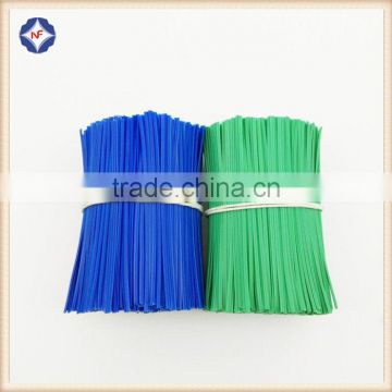 food industrial use colorful plastic single-core twist tie