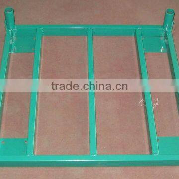 Tool Cart With Carpeted Deck Tray Dolly Pushing Wagon photo-3