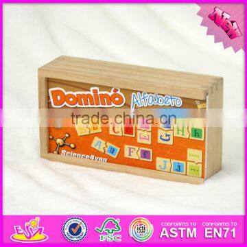 2016 Best Sale Funny Children Wooden Domino Blocks W15A069 photo-3