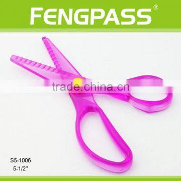 S5-1006 5.5 Inch Plastic Childrens Scissors photo-2
