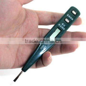 Best selling digital electricity voltage tester pen with light design