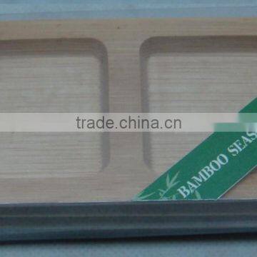 Bamboo Square Seasoning Dish photo-1