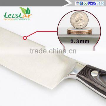 Chef's Knife 7.5 Inch German High Carbon Stainless Steel, Very Sharp, Balanced Comfortable Handle, Multipurpose Kitchen Knife photo-2
