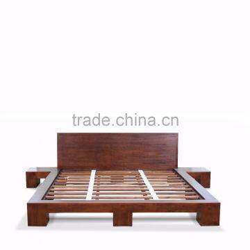 Low Bed Teak Wood King Size photo-3