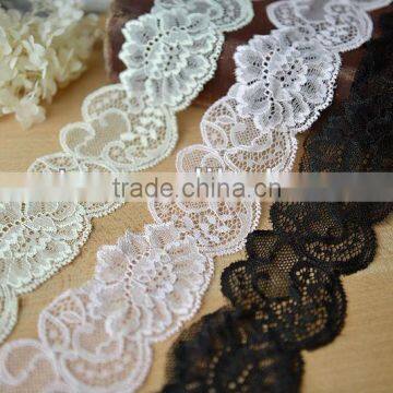 D828 2013 Japanese vintage stretch silica polyester flower lace for garment