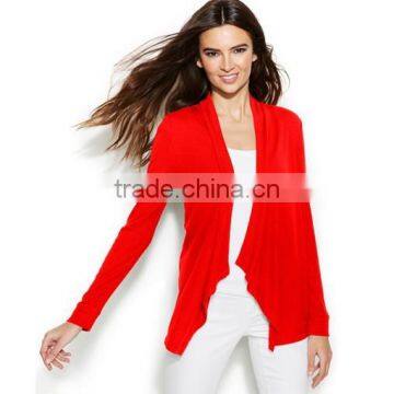 Wholesale fashion latest Long-Sleeve Open-Front Cardigan