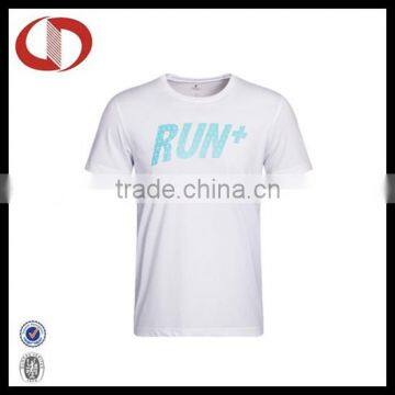 100% polyester dry fit printed running shirts for man