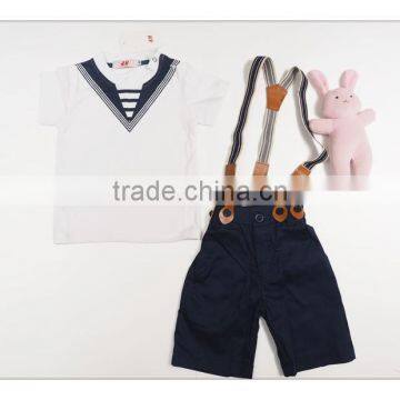 new boys sailor outfits kids fashion summer clothing sets baby suits boys summer clothes