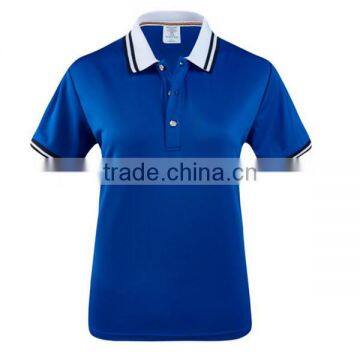 Womens Polo Shirt Contrast Collar Design photo-2