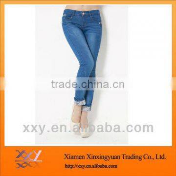 Blue Fashion Female Jeans Women Wholesale in 2012
