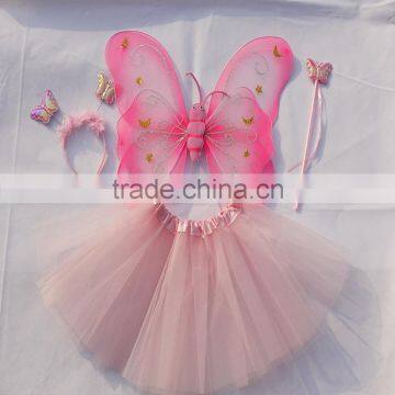 Halloween Dress up Fairy Party Costume Butterfly Wings Cheap Set photo-4