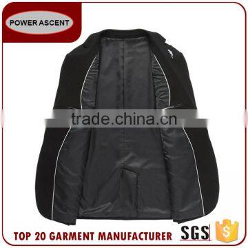 Wholesale Customized European Business Suit 1 Button Charcoal Men Suits photo-3