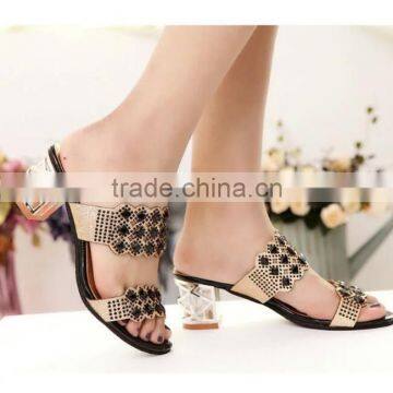 Zm50103b Summer Women Hot Sell Kitten Heel Shoes Comfortable Ladies Shoes Sandal photo-5