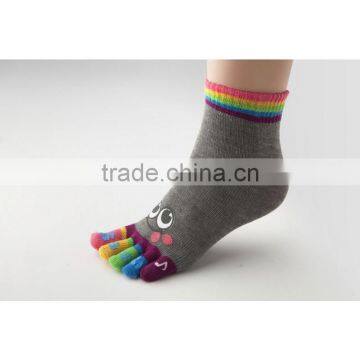 Half Toe Ankle Grip Dance Lovely Five Toes Japanese Style Socks 5 Toes Socks Women photo-2