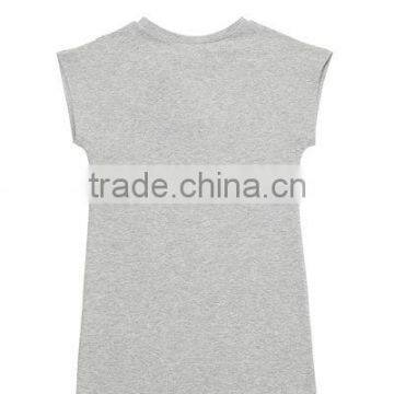2017 New Style Cutsom Summer Children Baby Girls Cotton Poplin Dress Shirt With Embroidery