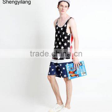 Wholesale High Quality Fashion Printing Cotton Gym Tank Top China Manufacturer photo-3