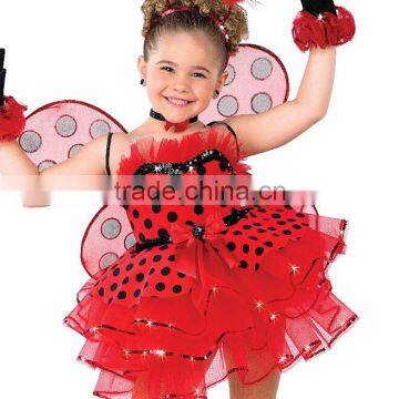 2016 New !!- kids red little busy bee performance costumes