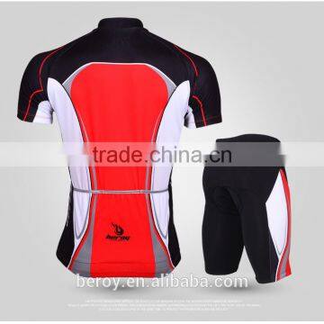 BEROY 2016 3D Anatomical Cutting Design Bicycle Garment for Men,wicking Short Sleeve Cycling Suit photo-3