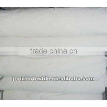 T/C 65/35 FABRIC 45X45/110X76 1/1 59/60'' WHITE FOR POCKETING FABRIC