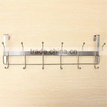 Lowest Price New Chrome Stainless Steel Door Hanger Storage Hat Coat Towel Hook Clothes Hanging With 12 Hooks photo-4