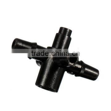 Hot Sale 5 Way Agricultural Garden Plastic Irrigation Connector 1/4 Inch Barb Drip Cross Connector Fittings Garden Sprinklers photo-5