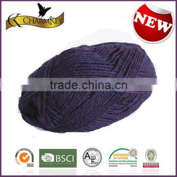 Wholesale worsted fancy superwash wool yarn with various color