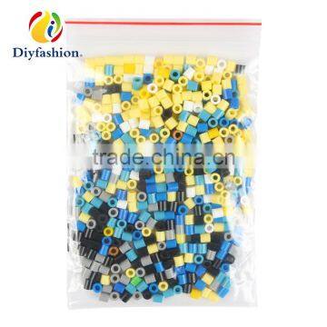 Diyfashion 5mm Hama Perler Fuse Beads Big Small Minion Set With Puzzle Iron Paper and Twezzer Hama Beads Toys for Kids 18031 photo-3