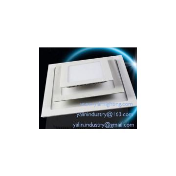 square LED panel downlight, super slim SMD down light, 2835SMD 18W ceiling lights, ultra thin interior panel lighting