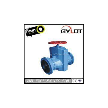 Cast Iron/Ductile Iron Flange Manual Pinch Valve