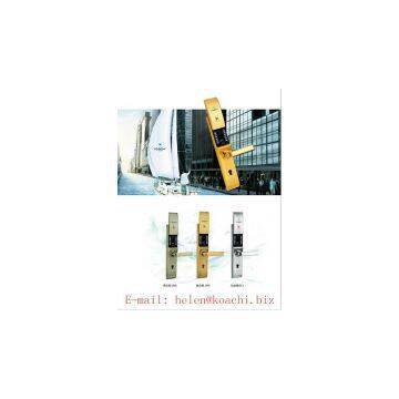 High Security And Quality Password Fingerprint Mechanical Key Door Intelligent Lock