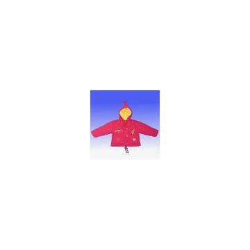 China (Mainland) Babies\'\' Hooded Jacket W/Nice Embroidered