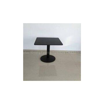 Black Wooden Square Dining Table