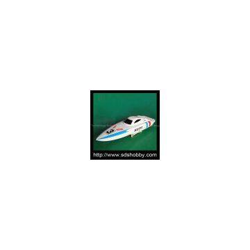 Navigator 26cc rc toy gasoline boat-White