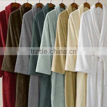 Shenzhen wholesale high quality microfiber material fancy bathrobe