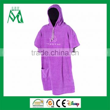 Sexy women poncho towel embroidery logo for surf