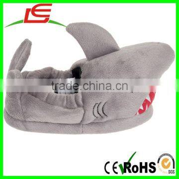 Wholesale Novelty Boys Light-Up Eyes Shark Plush Slipper photo-3