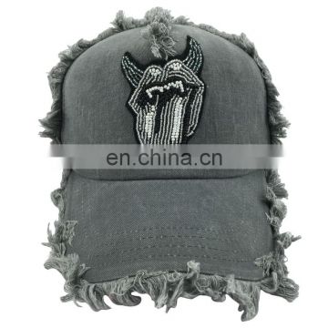 Latest fashion trendy style embroidery washed baseball cap and hat