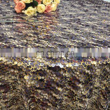 New Arrival Fancy Sequin Banquet Custom Tablecloth