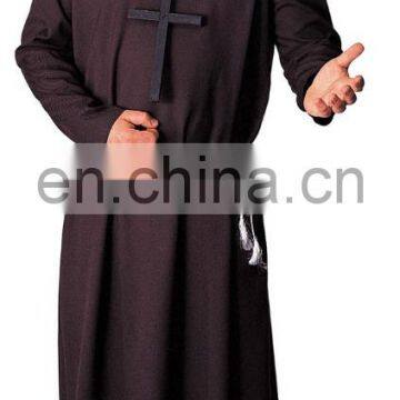 Wholesale adult funny carnival cosplay monk costume mens halloween party fancy dress costumes AGM028