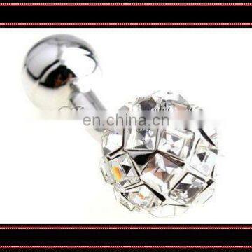 fashion top diamond cufflinks