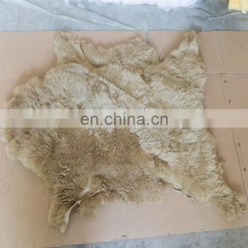 Top grade factory direct natural new finished tanned processed colorful sheep fur skin