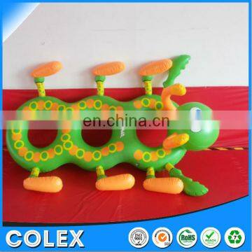 Inflatable Baby Float Boat carpenterworm Shape Animals Swimming Ring Safty PVC Material